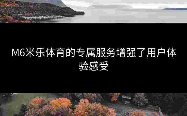 M6米乐体育的专属服务增强了用户体验感受