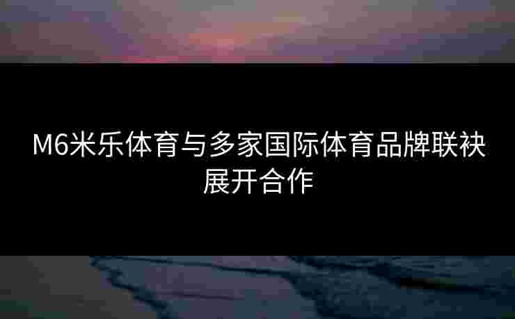 M6米乐体育与多家国际体育品牌联袂展开合作