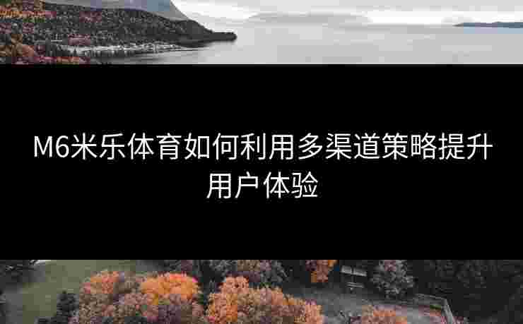 M6米乐体育如何利用多渠道策略提升用户体验