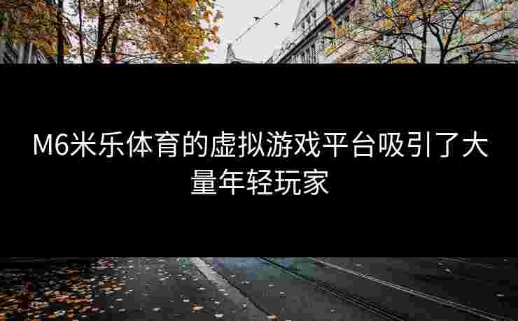 M6米乐体育的虚拟游戏平台吸引了大量年轻玩家